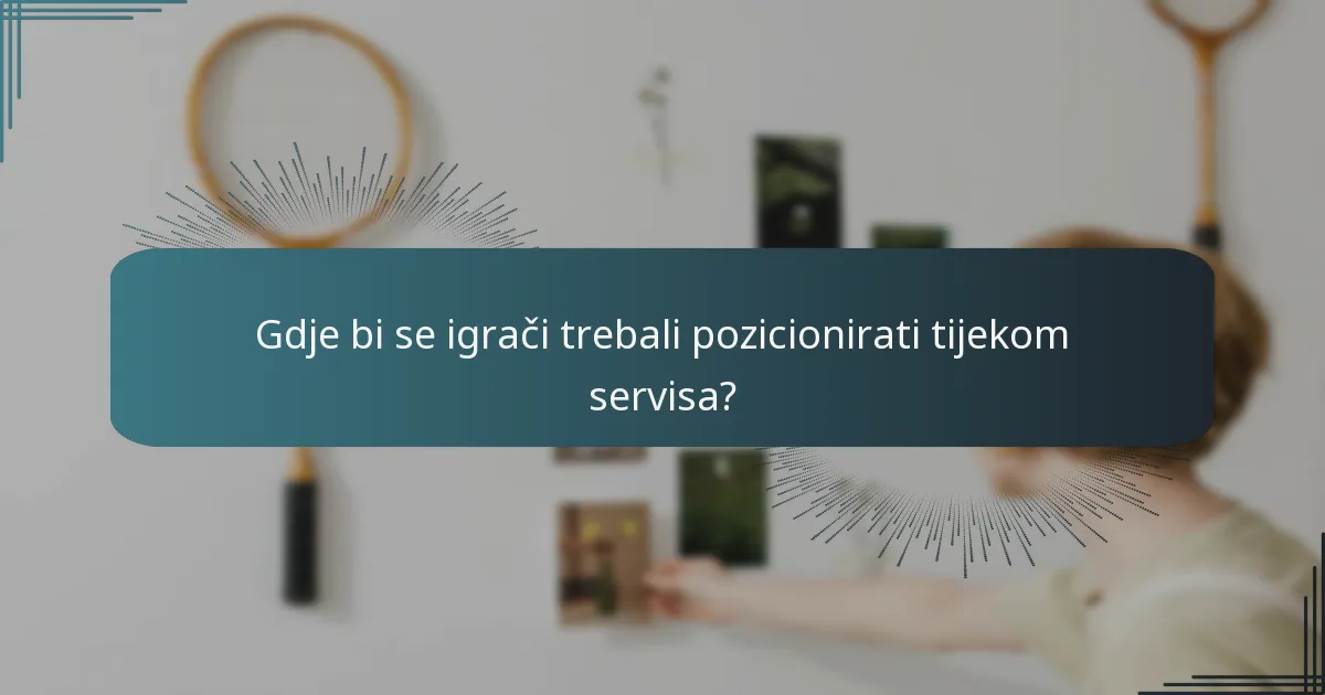 Kako kutovi servisa utječu na servis u tenisu?