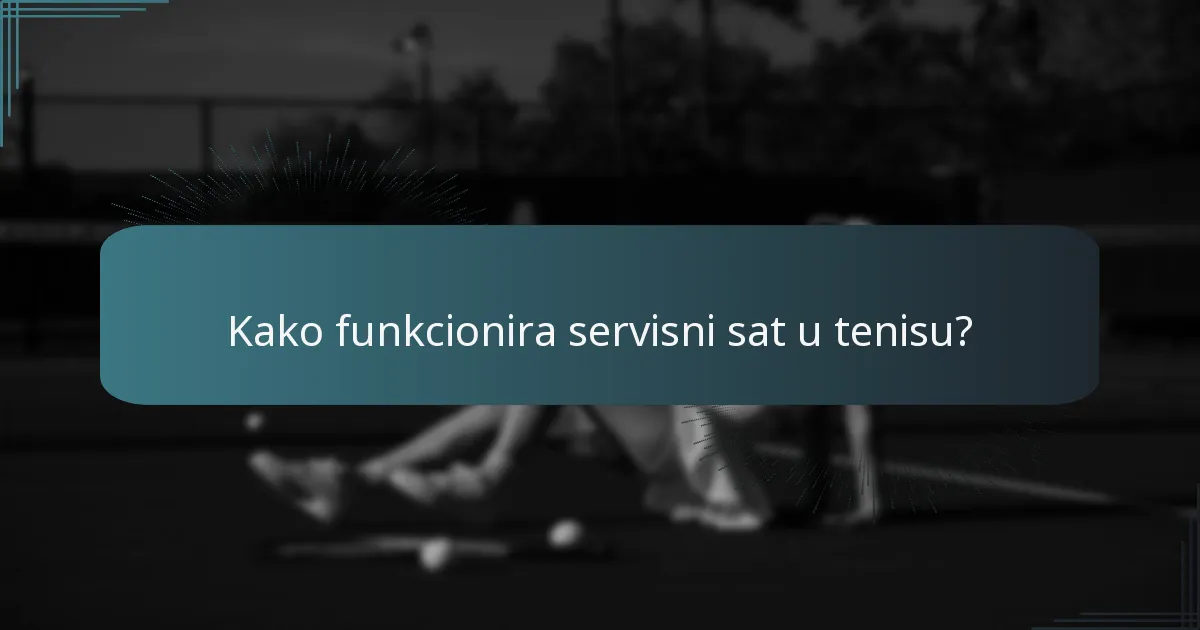 Koje su odgovornosti igrača tijekom servisa?