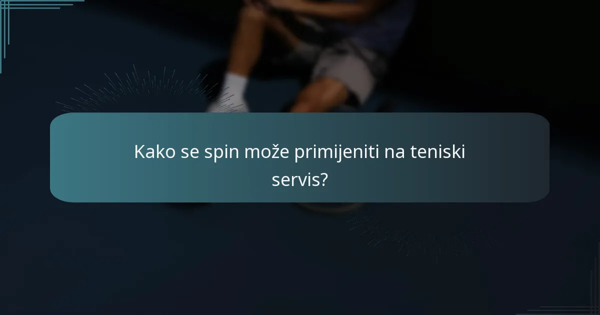 Koje su tehnike za kontrolu putanje servisa?