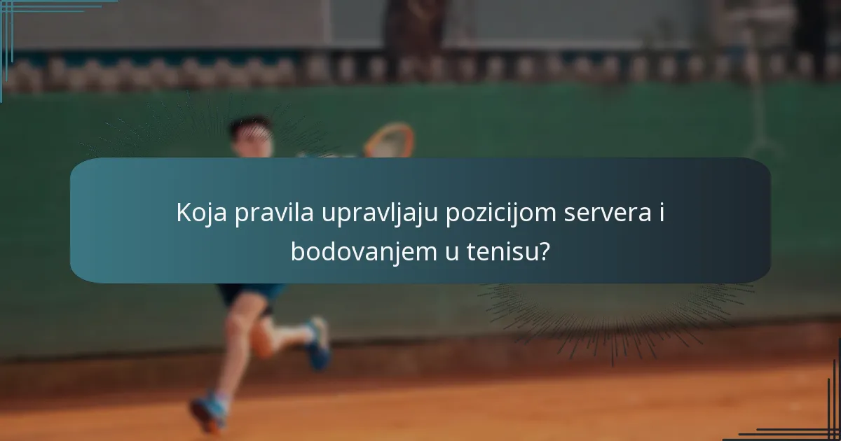 Što uzrokuje prekide meča vezane uz servis?
