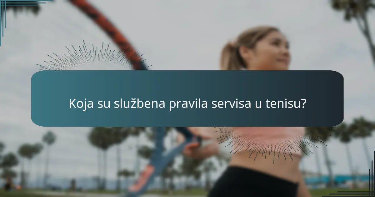 Što su oduzimanja poena u teniskom servisu?