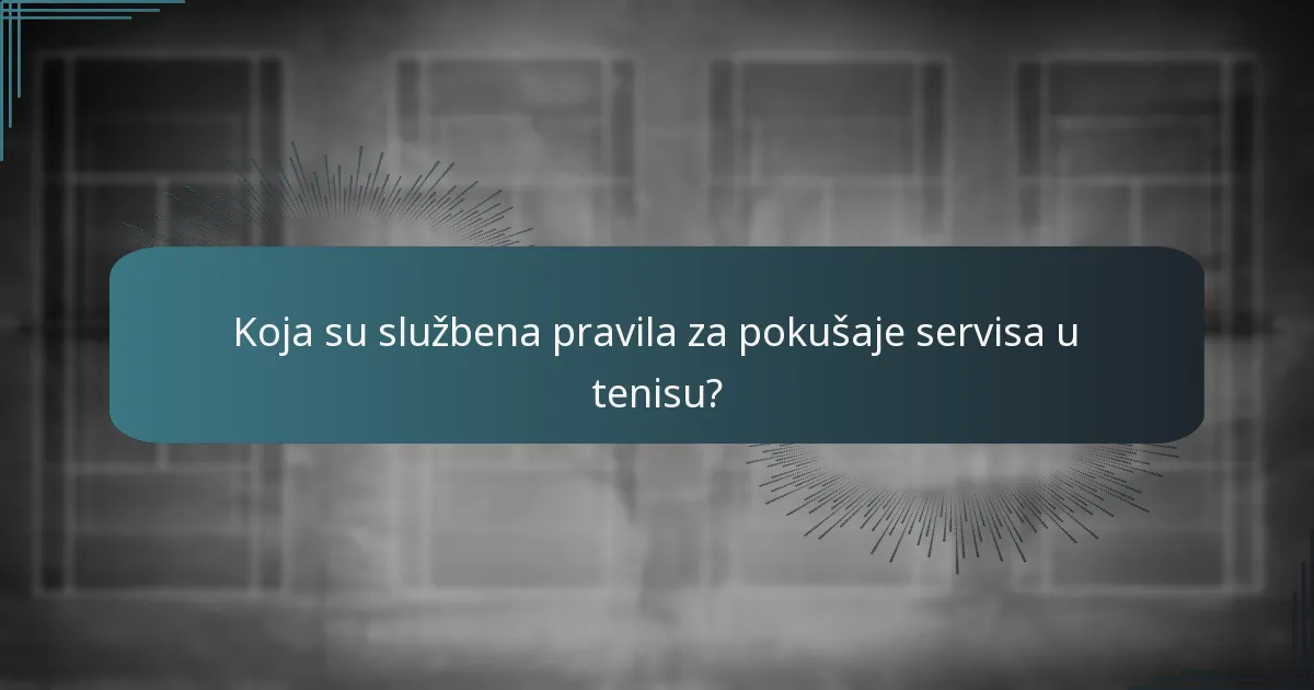 Koje strategije mogu poboljšati vještine servisa u tenisu?