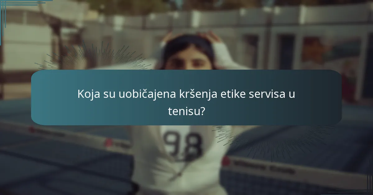 Kako se nositi s kršenjima etike servisa?