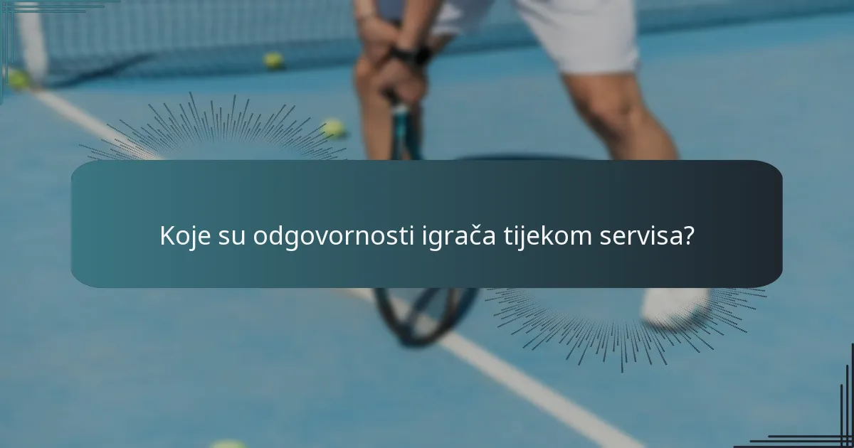 Koje su posljedice servisnih grešaka na ishod mečeva?