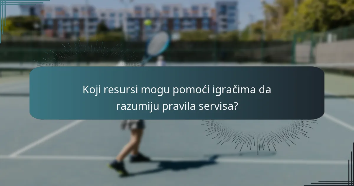Što su kršenja pravila ponašanja igrača tijekom servisa?