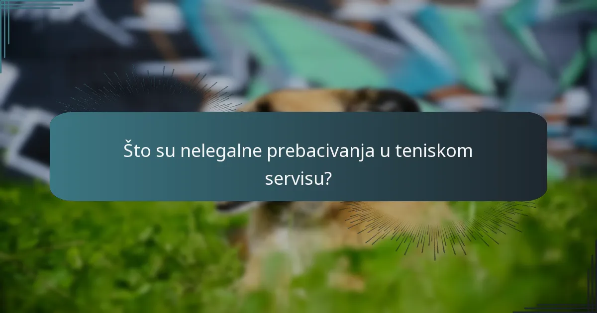 Kako se pravila servisa razlikuju među teniskim formatima?