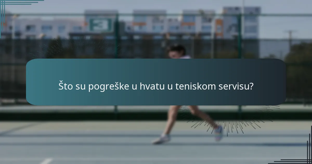 Koje su najbolje prakse za ovladavanje teniskim servisom?